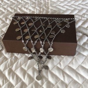 Vintage 70’s necklace great with open V-neck dress. One owner wore for prom 1973